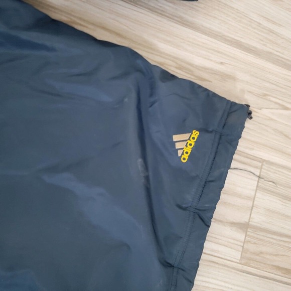Adidas Adult Medium Blue/Yellow Jacket 3 Stripe Logo - Picture 5 of 9